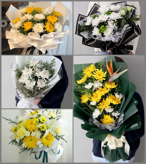 江西吉安井冈山市龙市镇白事花束代送